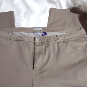 Catherines 24P cappuccino sateen stretch